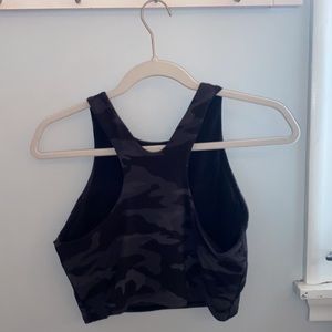 Grey and Black Camo Work Out Tank